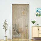 Cortina de corda de porta YaoYue 100x280cm Deep Ecru Tassel