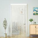 Cortina de cordas YaoYue 100x280cm Bege Tassel Panel