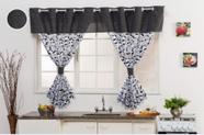 Cortina De Cozinha 2,60x1,40m Com Bando Varias Estampas