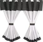 Cortina de cozinha com bando 2,00l x 1,50a