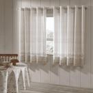 Cortina de Cozinha Dohler Esmeralda 3,20x1,50 Ilhos Branco
