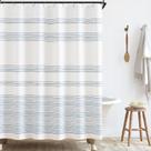 Cortina de Ducha Jinchan Azul y Blanca Moderna 180x180 cm Cortina de Ducha Jinchan Azul y Blanca Moderna 180x180 cm