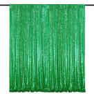 Cortina de fundo de lantejoulas QueenDream Green 2,4 m x 2,4 m Cortina de fundo de lantejoulas QueenDream Green 2,4 m x 2,4 m