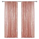 Cortina de fundo de lantejoulas Sugargirl Rose Gold 60x240cm 2 painéis Cortina de fundo de lantejoulas Sugargirl Rose Gold 60x240cm 2 painéis