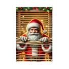 Cortina De Janela De Natal E Ano Novo Do Papai Noel, Suprimentos Para Festas Internas E Externas, Cortina De Janela De Natal E Ano Novo Do Papai Noel, Suprimentos Para Festas Internas E Externas,
