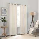 Cortina de janela Eclipse Kendall Blackout Thermal Ivory 42x63cm Cortina de janela Eclipse Kendall Blackout Thermal Ivory 42x63cm