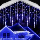 Cortina De Luz LED De Inverno Com Efeito De Sincelos 0.3M 0.4M 0.5M Para Decorações De Natal E Ano Cortina De Luz LED De Inverno Com Efeito De Sincelos 0.3M 0.4M 0.5M Para Decorações De Natal E Ano