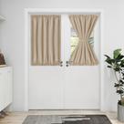 Cortina de porta Blackout Easy-Going Bege 25x40cm Rod Pocket Cortina de porta Blackout Easy-Going Bege 25x40cm Rod Pocket