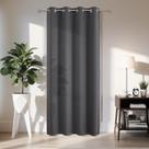 Cortina de porta Blackout Joydeco 213x213cm cinza 1 painel Cortina de porta Blackout Joydeco 213x213cm cinza 1 painel