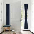 Cortina de porta francesa PONY DANCE Navy Blue Blackout 65x165cm Cortina de porta francesa PONY DANCE Navy Blue Blackout 65x165cm