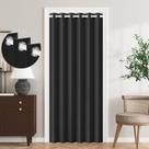 Cortina de porta HMYI 100% Blackout Accordion Style W114 x L203cm