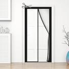 Cortina de porta isolada Skloopearg transparente 29-34x79-82cm