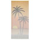 Cortina de porta vidaXL Bamboo Palm Tree Insect 90 fios