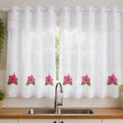Cortina De Renda 2,50x1,20 Sala Quarto Cozinha Estampada Cortina De Renda 2,50x1,20 Sala Quarto Cozinha Estampada