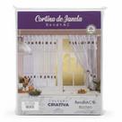 Cortina de Renda Com Bandô Janela Copa Rendhac 1,20m X 2,10m