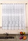 Cortina de Renda - Copa e Cozinha - Van Dyk - Branco - 2,20m x 1,20m - P/ Varão - Cortilester