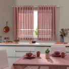 Cortina de renda para Cozinha Color 2,2m x 1,3m - Interlar
