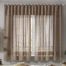 Cortina de Renda para Cozinha Valencia 2,00m x 1,50m - Interlar