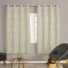 Cortina De Tecido Jacquard 2,80 x 1,80 Para Sala Quarto