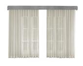 Cortina De Trilho Gaze Linho 6m X 2,80m Voil Flame Decoração Clean