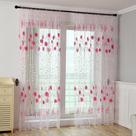 Cortina De Tule Estampa Floral Cachecol Rosa Cortina De Tule Estampa Floral Cachecol Rosa