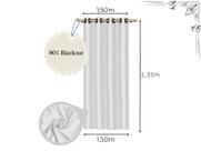 Cortina De Uma Folha 1,50m x 2,30m Blackout Blecaute Bloqueia a Luz Cortina De Uma Folha 1,50m x 2,30m Blackout Blecaute Bloqueia a Luz