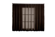 Cortina de Voil 3,00x2,80 Trilho Tabaco