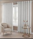 Cortina de Voil Voal Xadrez Sem Forro Para Sala e Quarto 2,80x1,80m Cortina de Voil Voal Xadrez Sem Forro Para Sala e Quarto 2,80x1,80m