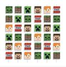 Cortina Decorativa 36 Peças Festa Minecraft Cromus Festas - Inspire sua Festa Loja Cortina Decorativa 36 Peças Festa Minecraft Cromus Festas - Inspire sua Festa Loja