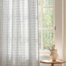 Cortina Deeprove Boho Silver Grey 132x213 cm bordada