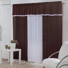 Cortina Desejos para Sala ou Quarto 2 metros - Marrom Cortina Desejos para Sala ou Quarto 2 metros - Marrom