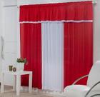 Cortina Desejos Para Sala Ou Quarto - Vermelho