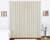 Cortina Duda 4,00m x 2,80m Metros Palha Tecido Oxford Para Sala ou Quarto