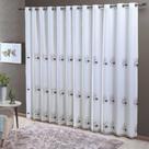 Cortina Dupla Doha Preto 24 Ilhoses 300x250cm Casa D'oro - Sultan