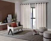 Cortina Duplex 5,40 x 2,50 m Bruxelas Areia Bella Janela