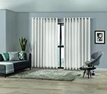 Cortina Duplex Bella Janela 540x250 cm Mônaco Marfim com Forro