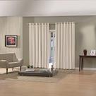 Cortina Duplex com ilhós 2,60m x 2,30m - ideal para varão de até 2,00m