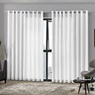 Cortina Duplex Mônaco 420x280cm com Forro Branco - Bella Janela