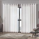 Cortina Duplex Mônaco 540x250 cm Branca com Forro - Bella Janela