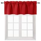 Cortina DWCN Red Christmas Valance Blackout 132x46 cm
