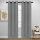 Cortina Easy-Going Blackout cinza claro 86x214 cm 2 painéis