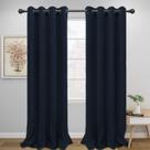 Cortina Easy-Going Blackout Navy 132x274 cm 2 painéis