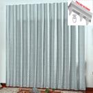 Cortina em Jacquard Bahamas 2,00 x 1,70 Para Trilho Suisso - Cinza Claro - 100% Poliéster