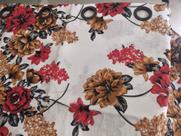 Cortina estampada para sala