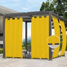 Cortina externa Easy-Going 137x244 cm amarela impermeável Cortina externa Easy-Going 137x244 cm amarela impermeável
