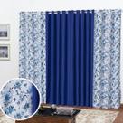 Cortina Florata 2,00 L 1,40A Estampada (Janela, Sala, Quarto, Escritório, Decoração) Cortina Florata 2,00 L 1,40A Estampada (Janela, Sala, Quarto, Escritório, Decoração)