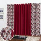 Cortina Florata 2,00 L 1,40A Estampada (Janela, Sala, Quarto, Escritório, Decoração) Cortina Florata 2,00 L 1,40A Estampada (Janela, Sala, Quarto, Escritório, Decoração)