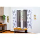 Cortina florata 2,80 x 1,70m estampa cinza decoração quarto e sala Cortina florata 2,80 x 1,70m estampa cinza decoração quarto e sala