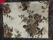 Cortina Flórida Premium Floral marrom 2,00 x 2,30