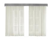 Cortina Gaze De Linho 6m X 2,80m Trilho Voil Flame Ambiente Aconchegante